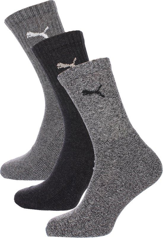 PUMA Regular Sport 3P Sokken - Maat 35-38