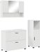 vidaXL Badkamermeubel Set Hoogglans Wit 76,5 x 35 x 64 cm