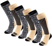 Poederbaas Skisokken - 6 paar - Black Multi - Maat 35/38