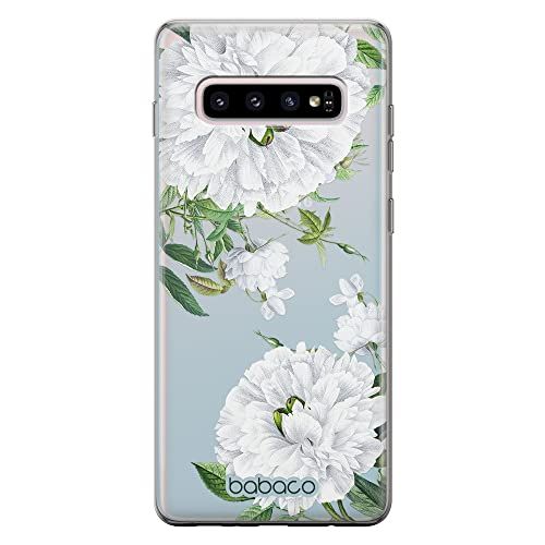 ERT GROUP mobiele telefoonhoesje voor Samsung S10 PLUS - Babaco Flowers 047