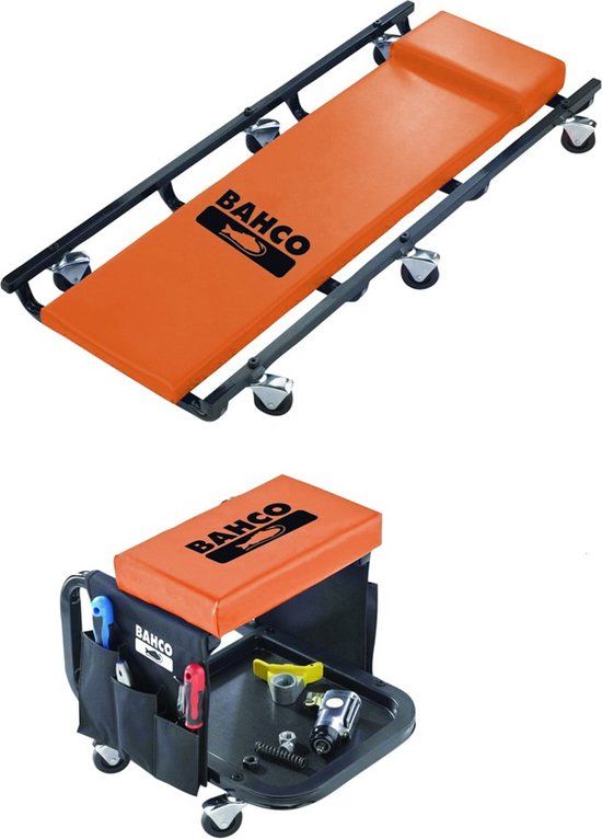 Bahco verrijdbare ligmat en kruk set, BLE304