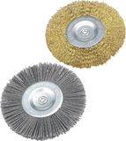 TOOLCRAFT CHGY-400SP Set van 2 reserveborstels voor de voegenreiniger, polyamide en staal