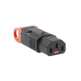 ACT C13 IEC Lock+ herbedraadbaar zwart