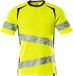 Mascot Accelerate Safe T-shirt 19082-771 - haute visibilité jaune/bleu marine foncé - S