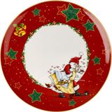 Goebel - Mary Engelbreit | Bord Home Sweet Home | Porselein - 23cm - Kerst