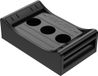 HEBOTEC KBS 20 - 100 Klittenband sokkel Om te schroeven Zwart 1 stuk(s)