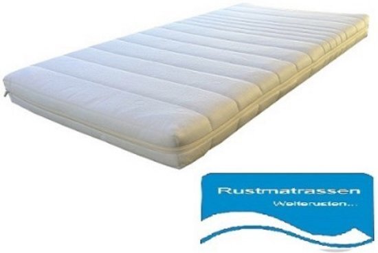 Rawi Sleep Comfort Baby Matras 55x110x10cm met anti-allergische wasbare Badstof hoes met rits