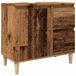 vidaXL Wastafelkast 65x33x60 cm bewerkt hout oud houtkleurig