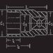 Stahlwille 456 22 02110022 Douille hexagonale 22 mm 3/8 (10 mm)