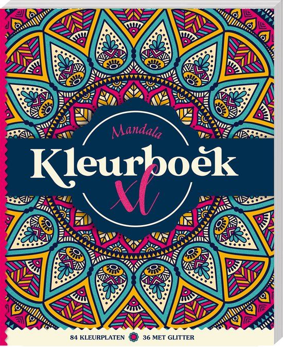 Interstat Kleurboek XL - Mandala | Paperback | 96 pagina's | Nederlands