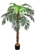 Decovego Kunstmatige Valse Royal Palm Kokospalm Plant Deco Binnenin 140cm