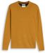 Tom Tailor - Basic katoenen gebreide trui - Maat S - mustard melange
