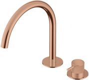Hotbath Cobber X CX023 2-gats wastafelmengkraan Geborsteld koper PVD