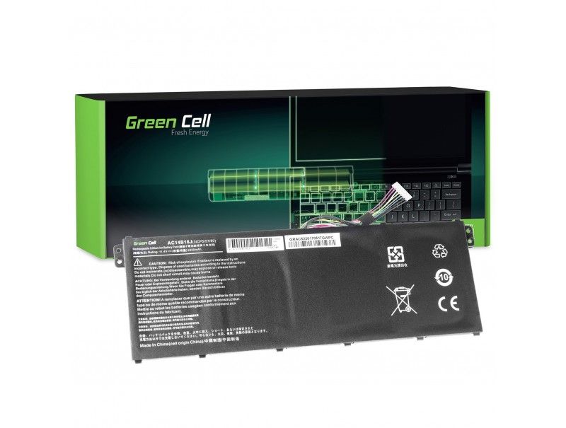 GREEN CELL AC52 - Notebook reserve-onderdelen - zwart