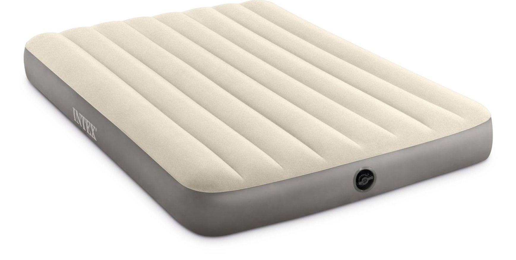 Intex Full Dura-Beam Single-High Luchtbed - 191x137x25 cm - Beige