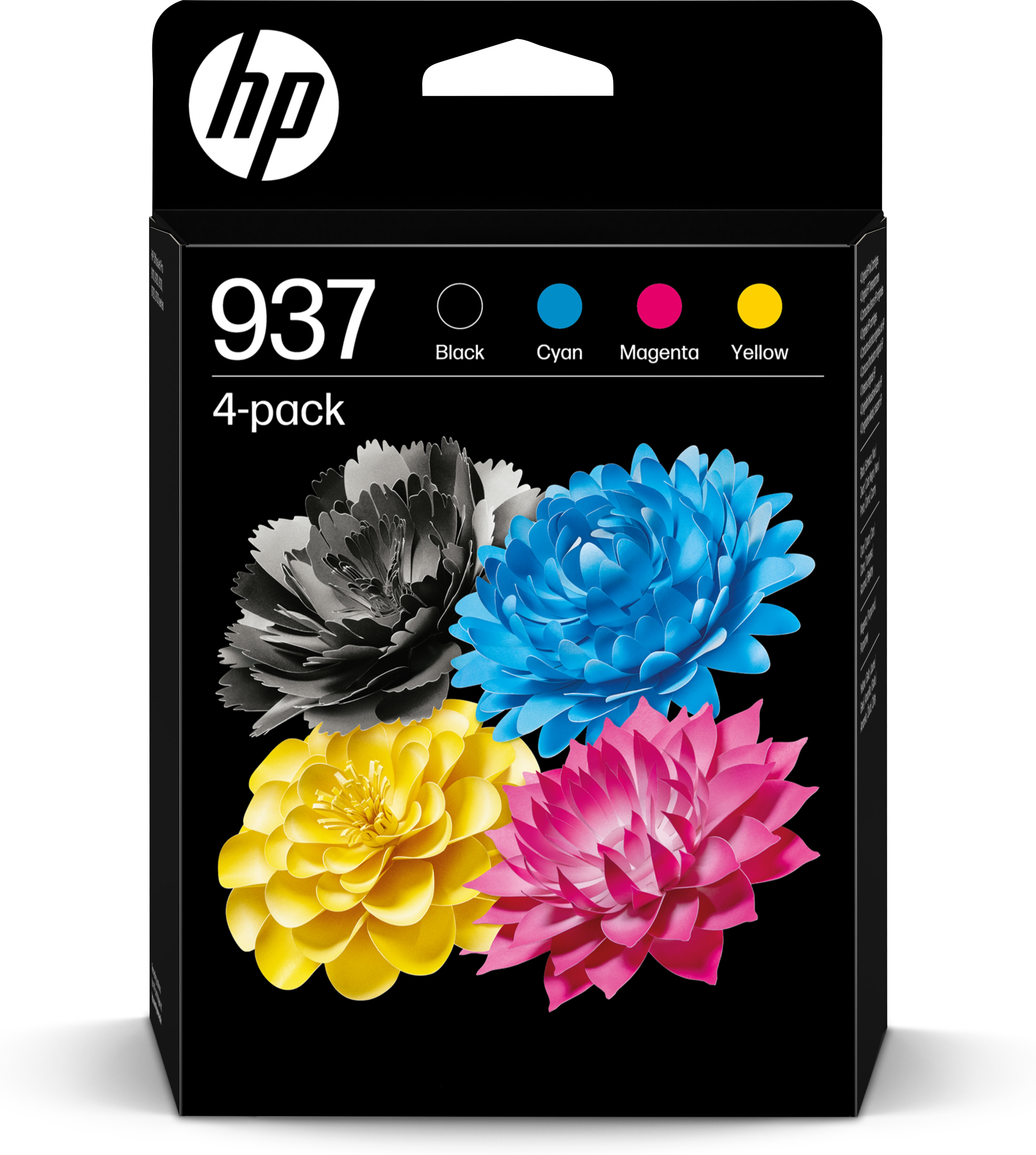 HP   937 originele CMYK-inktcartridge 4 stuks