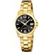 Festina F20050/4 Dames Polshorloge Goudkleurig Staal Zwart Saffierglas 10 ATM