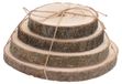 1.05 Disques en bois, finition naturelle - Lot de 4, diamètre 13-22 cm - Disques en bois décoratifs - Modèle : Lot de 4
