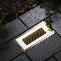 Paulmann Solar LED Outdoor Floor Box Light - Stainless Steel - 1 Piece