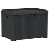 VidaXL Tuinbox 125 L Polypropeen Antracietkleurig