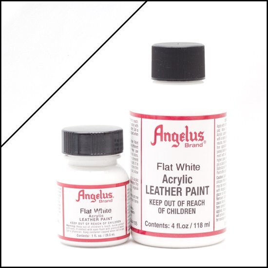 Angelus leerverf Mat Wit 118ml/4oz