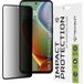 Techsuit Film de protection d'écran Privacy pour Motorola Moto G15 / G15 Power, Verre Trempé, Collage Complet, 111D