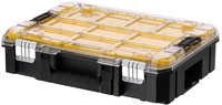 Stanley FatMax Pro-Stack Organizer Compact - FMST82967-1 - Tool Box - Metal, Polycarbonate (PC) - Black, Transparent, Yellow