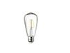 WOFI filamentlamp, E27, 7 W, helder glas, 6,5 x 6,5 x 14 cm