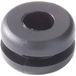 HellermannTyton HV1206-PVC-BK-M1 Passage de câble Serrage-Ø (max.) 10 mm Épaisseur de plaque (max.) 6 mm PVC Noir 1 pièce(s)
