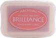Tsukineko Brilliance ink pad pearl coral