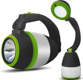 Maclean MCE294 - 3 in 1 LED lamp campinglamp- tafellamp - zaklamp- opvouwbaar buiten / 3 lichtstanden