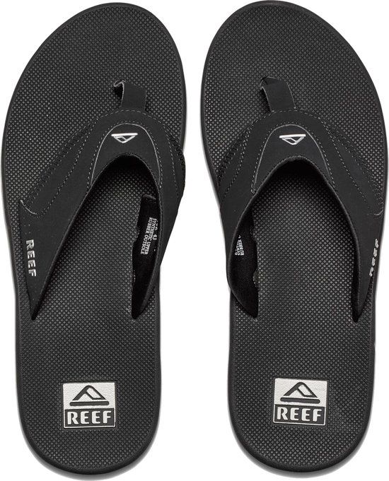 Reef Fanning teenslippers zwart - Maat 39