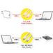ROLINE USB 2.0 kabel, type C-C, M/M, Silicone, 60W, groen, 1 m