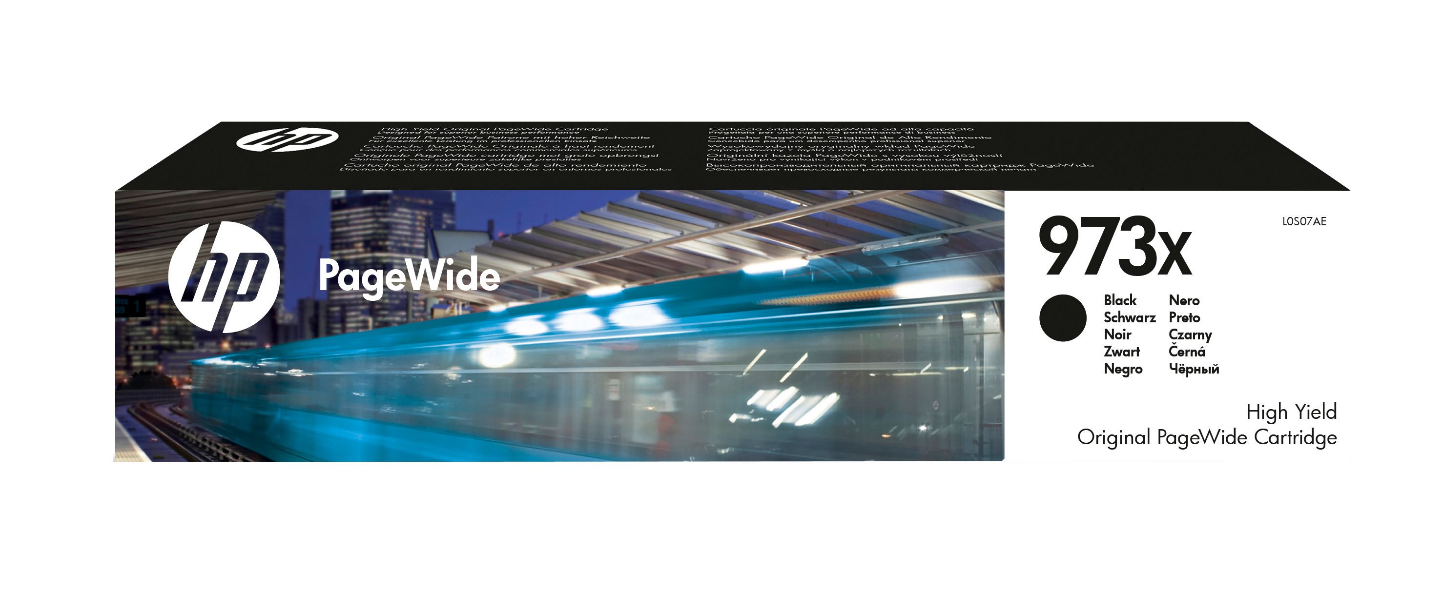 HP 973X Zwarte High Capacity PageWide Cartridge - Origineel