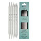 KnitPro Mindful breinaalden met dubbele punt – breinaalden met dubbele punt 20 cm x 10 mm, verpakking van 5