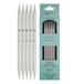 KnitPro Mindful breinaalden met dubbele punt – breinaalden met dubbele punt 20 cm x 10 mm, verpakking van 5