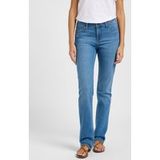 Lee Marion Straight Dark Currents Jeans en Denim Bleu Taille : W27L33