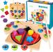 Malplay puzzle en bois, attraper des coccinelles magnétiques, jouet, boîte de tri, cadeau, à partir de 3 ans