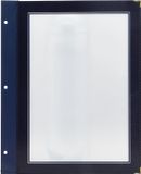 Securit® A4-menu-inzetstukken van hout in blauw