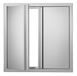StarTech Latios Buitenkeuken Inbouwdeur - Dubbele Deur 61 x 61 cm - Roestvrij Staal (RVS)