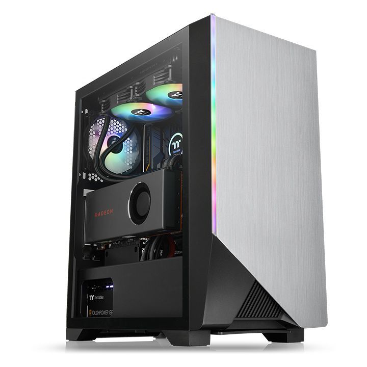 Thermaltake H550 TG ARGB Computerbehuizing Zwart, Grijs