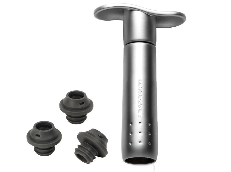 Le Creuset Wijnvacuümpomp - Roestvrijstaal