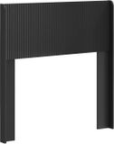 vidaXL Hoofdbord Zwart PB