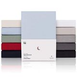 Blumtal Hoeslaken Premium Jersey - 180 x 200 cm - Lichtblauw