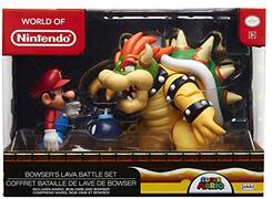 Nintendo Super Mario 64512 Bowser vs. Mario Brothers Super Figuurset, meerkleurig, 18 centimeter