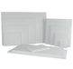 Rayher hobby materialen 2x Handbespannen schildersdoeken 30 x 30 cm - Canvasdoeken 2 stuks