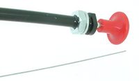 GREENSTAR Harde kabel voor motorstop - Aanpasbaar Voor Diverse Motoren - L 1200mm - Ommanteling 1000mm - Slag 70mm