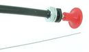 GREENSTAR Harde kabel voor motorstop - Aanpasbaar Voor Diverse Motoren - L 1200mm - Ommanteling 1000mm - Slag 70mm
