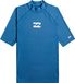 Billabong - UV-Rashguard voor mannen met korte mouwen - Waves All Day - UPF50+ - Donkerblauw - maat L