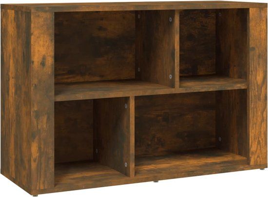 VidaXL Dressoir 80x30x54 cm bewerkt hout gerookt eikenkleurig